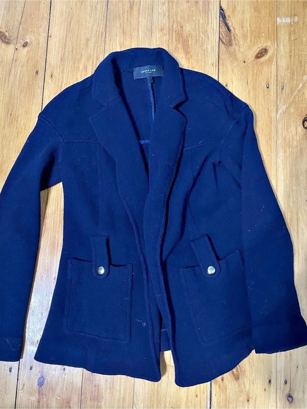 Derek Lam Wool Pea Coat in Blue Size 6 retails over $350